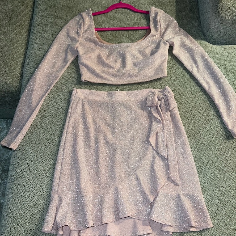 Pink Two Piece Outfit